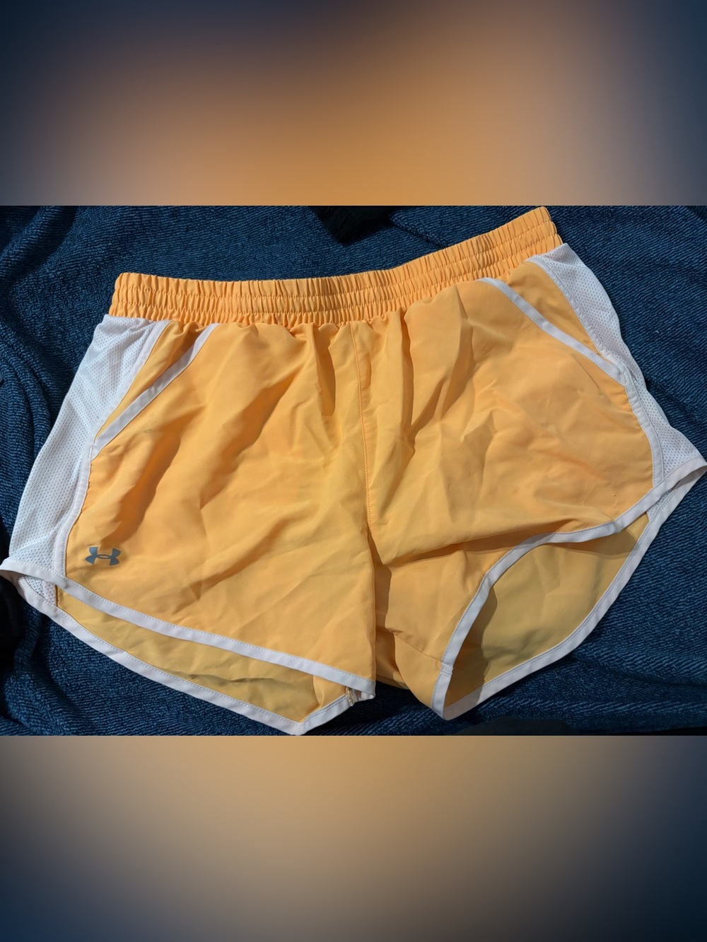 Under Armour Women's Orange Athletic Running Shorts